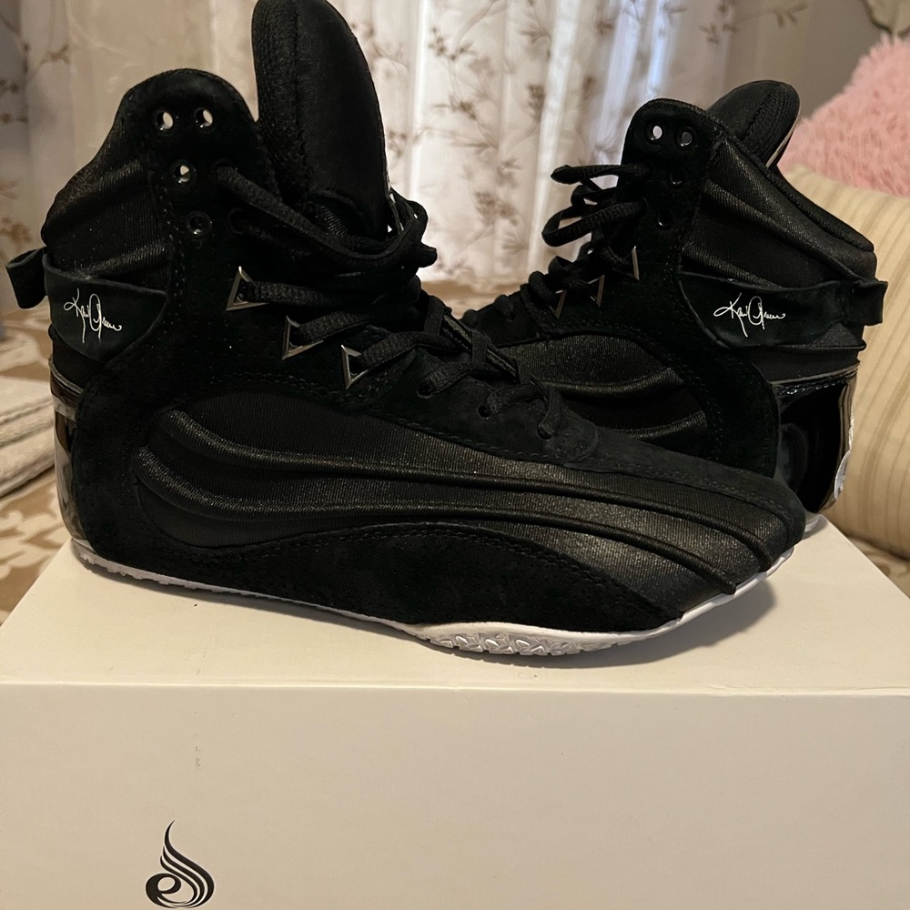 Black High-Top Sneakers